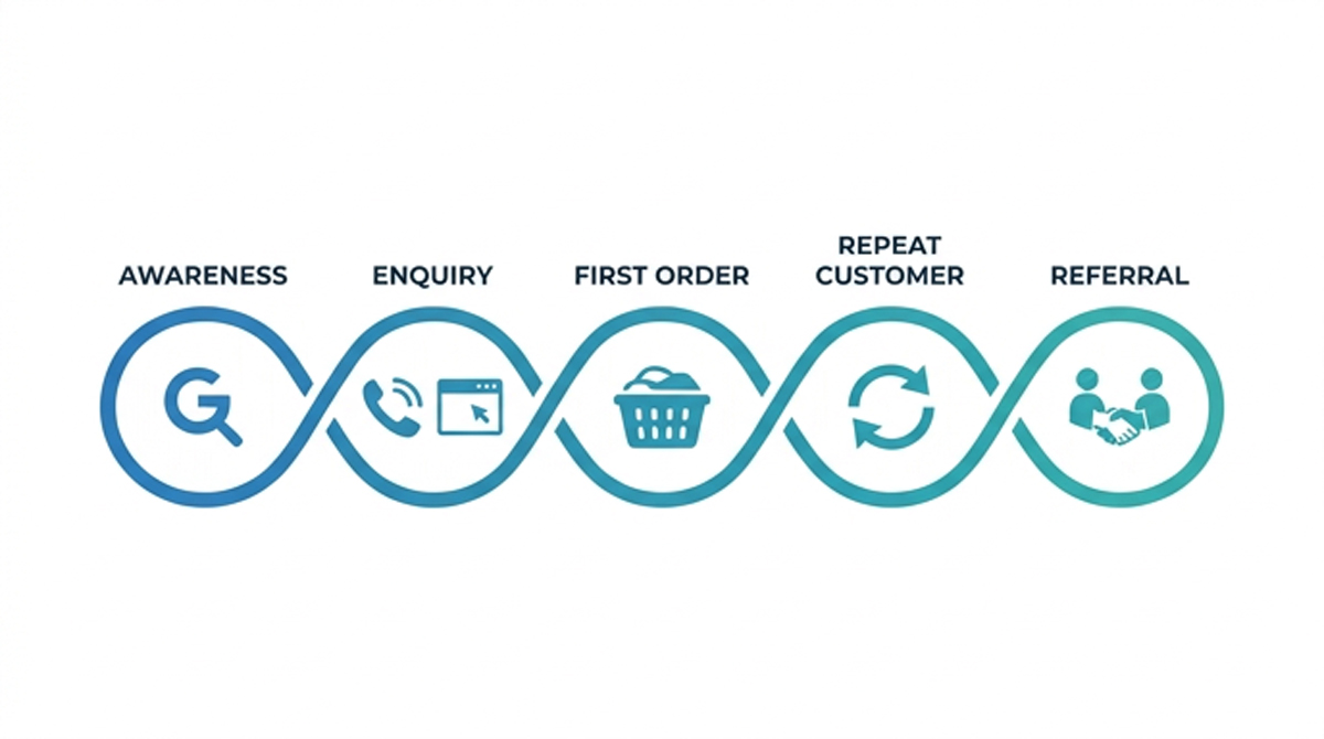 Hoe to get more laundry customers in the UK - Infographic Dashgrow