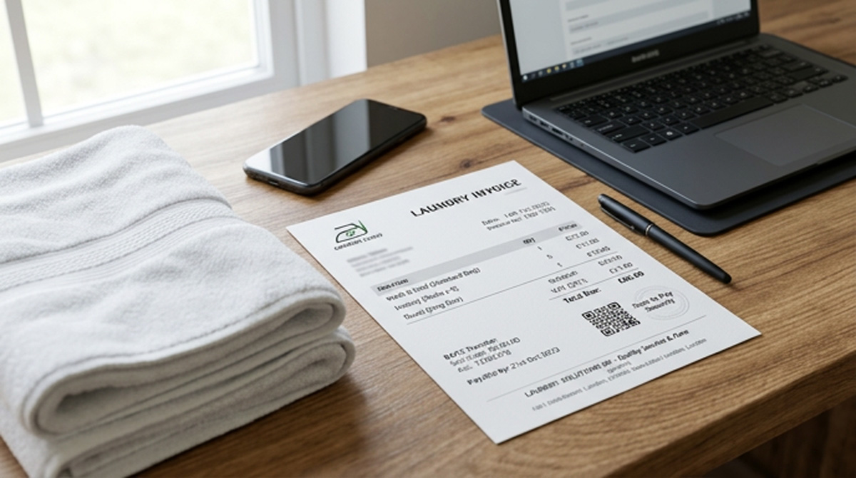 how to get more laundry customers in the uk branded invoice